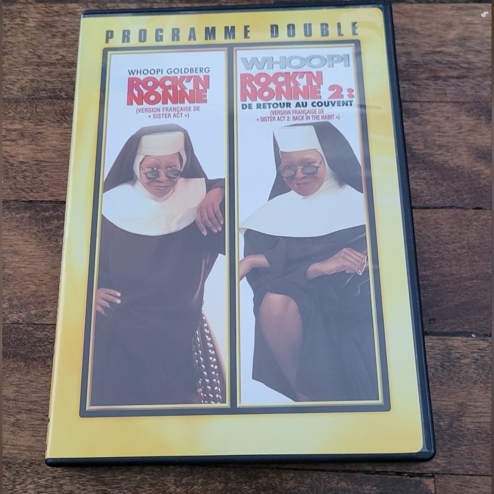 💫 2 for $8✨️ Sister Act 1 & 2 Dvd movoe box set gift set- english & french